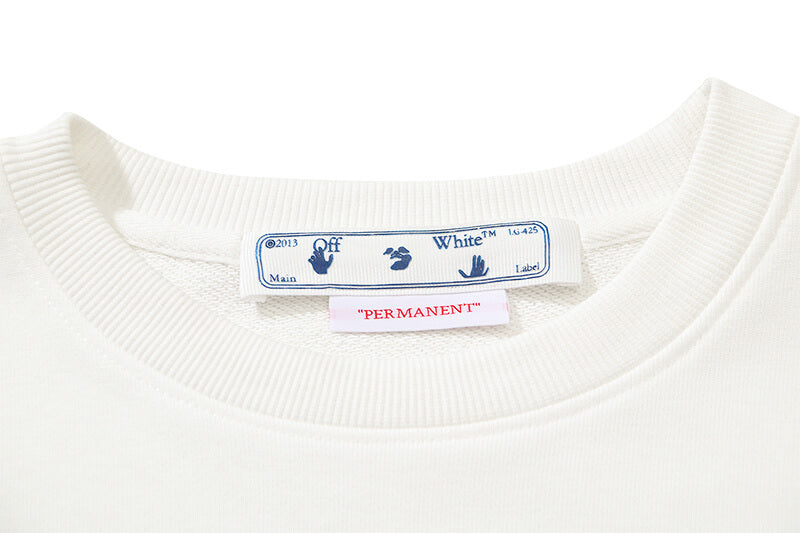 OFF-WHITE Paint Arrow Slim Sweatshirts