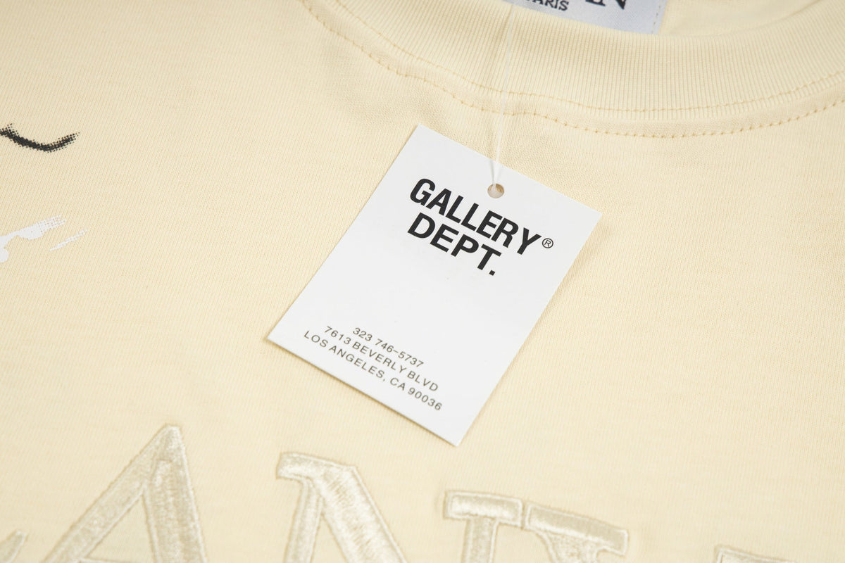 Gallery Dept X LANVIN Hand drawn doodle splash ink letters TEE
