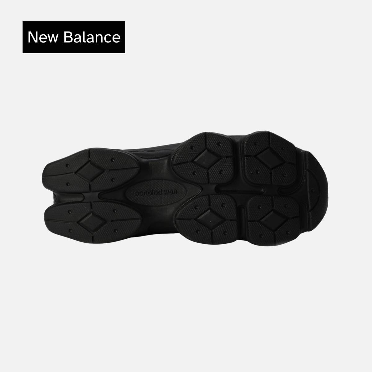 New Balance 9060 Big Kid 'Triple Black Suede'