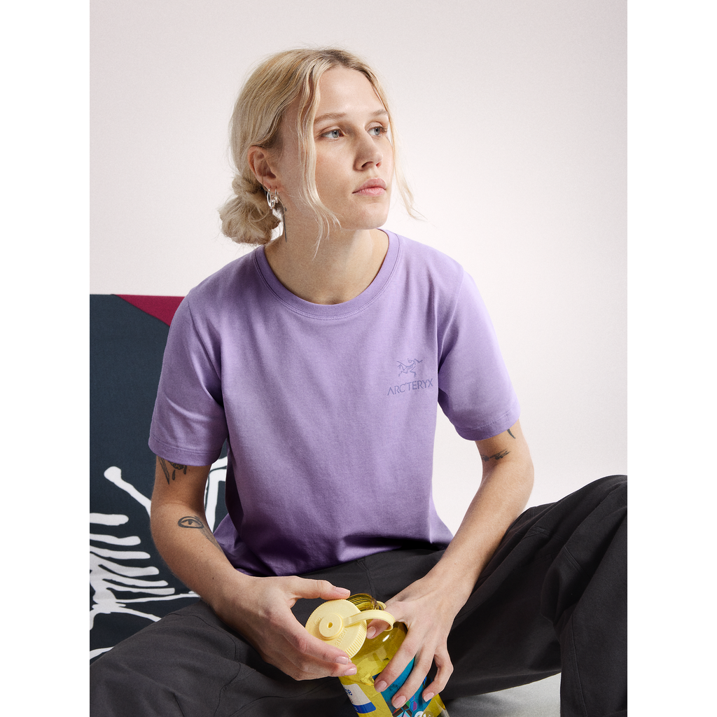 Arctery'x Women's Kragg SL Cotton Emblem Crew Shirt SS