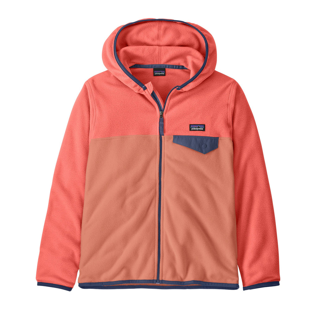 Patagonia Kids' Micro D® Snap-T® Fleece Jacket in Moment Pink