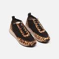 Loeffler Randall Leopard Print Calf Hair Sneaker