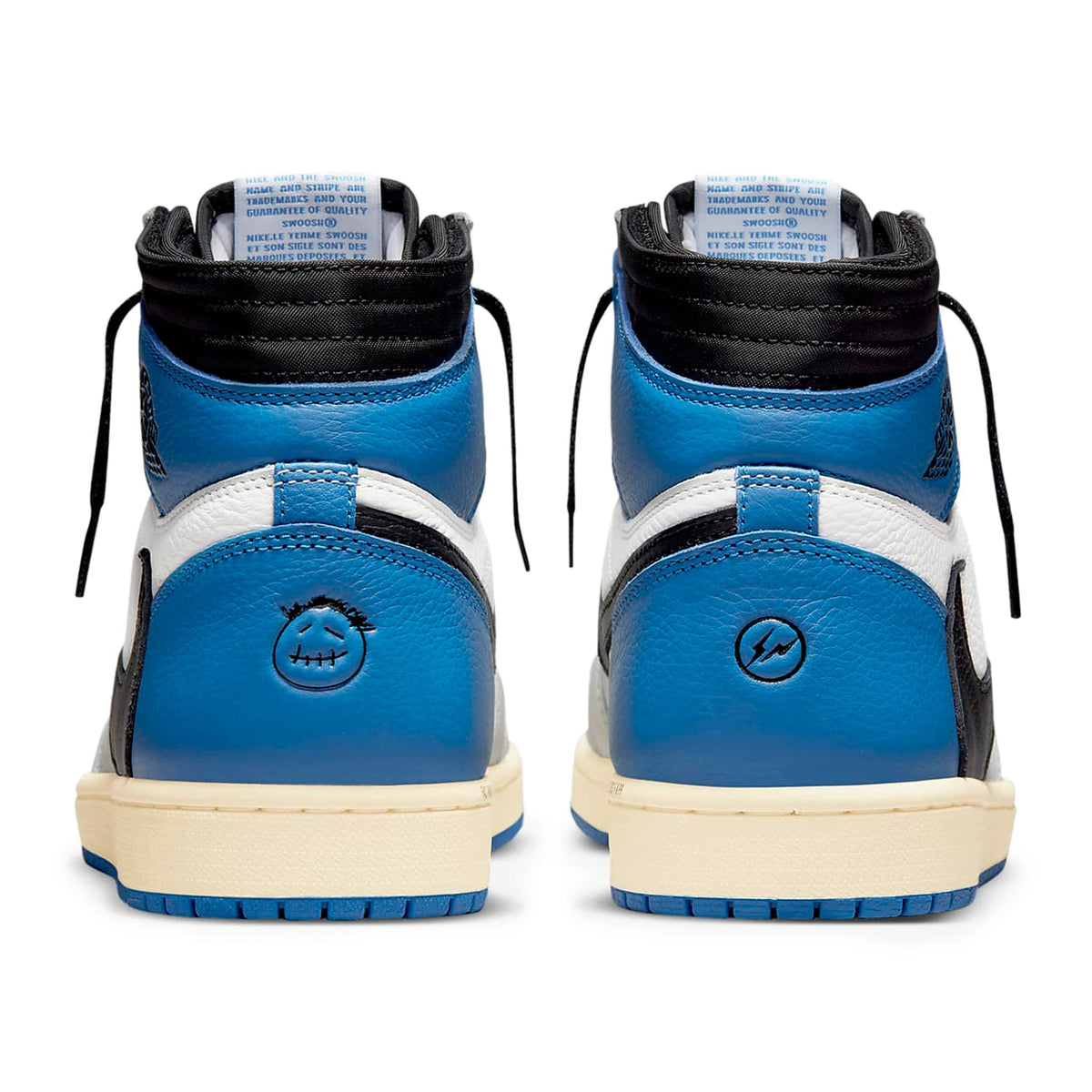 Travis Scott x Air Jordan 1 High OG SP Fragment Design Sneakers - Blue