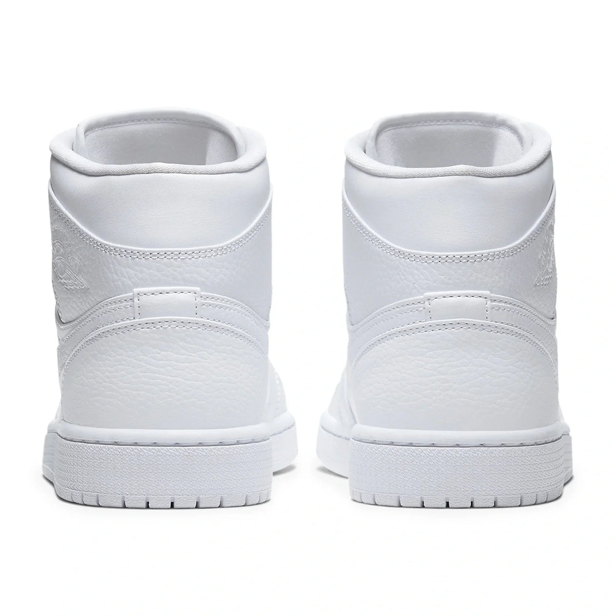 Air Jordan 1 Mid Triple White Sneakers
