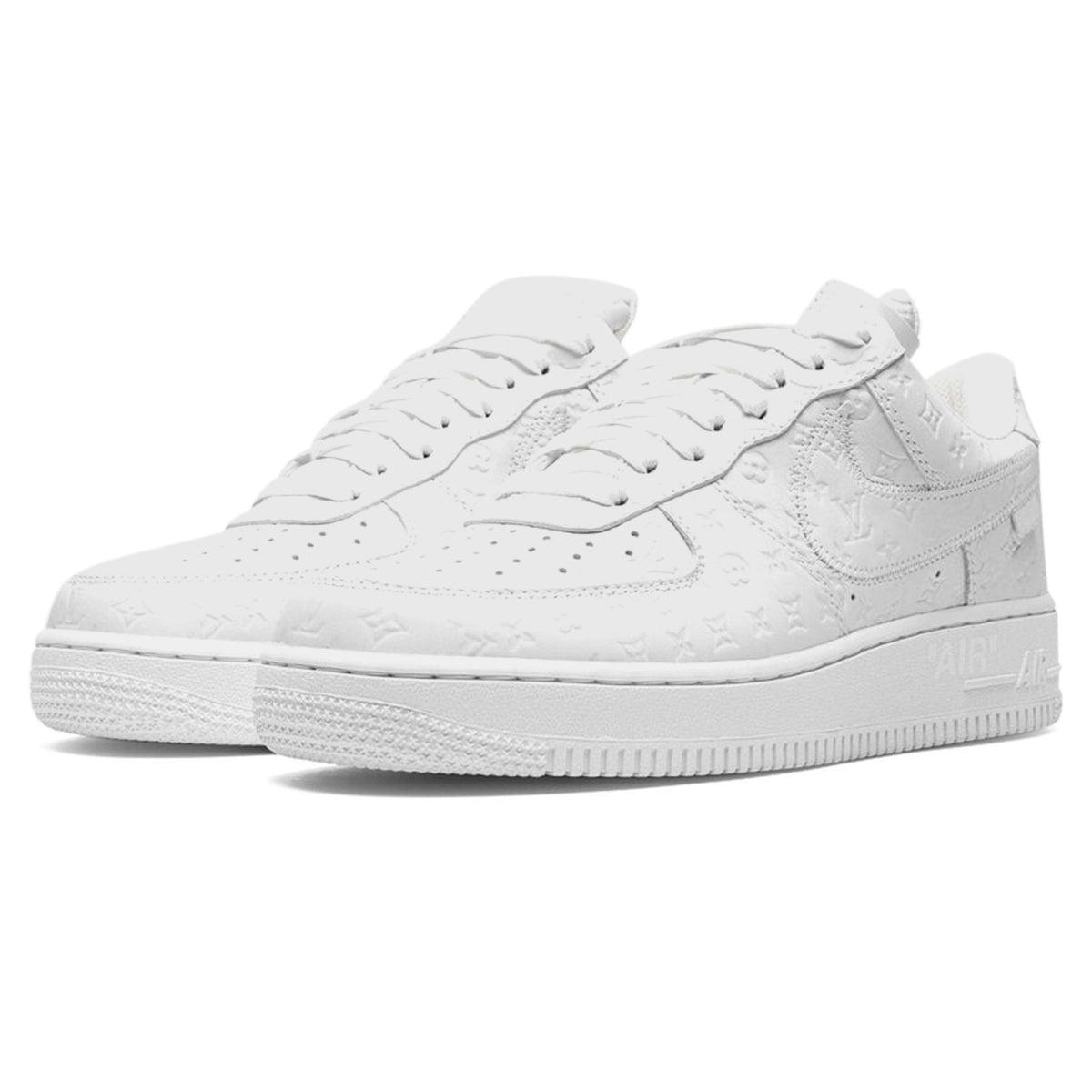Louis Vuitton x Nike Air Force 1 Low White Sneakers