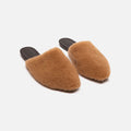 Jenni Kayne Camel Shearling Mules