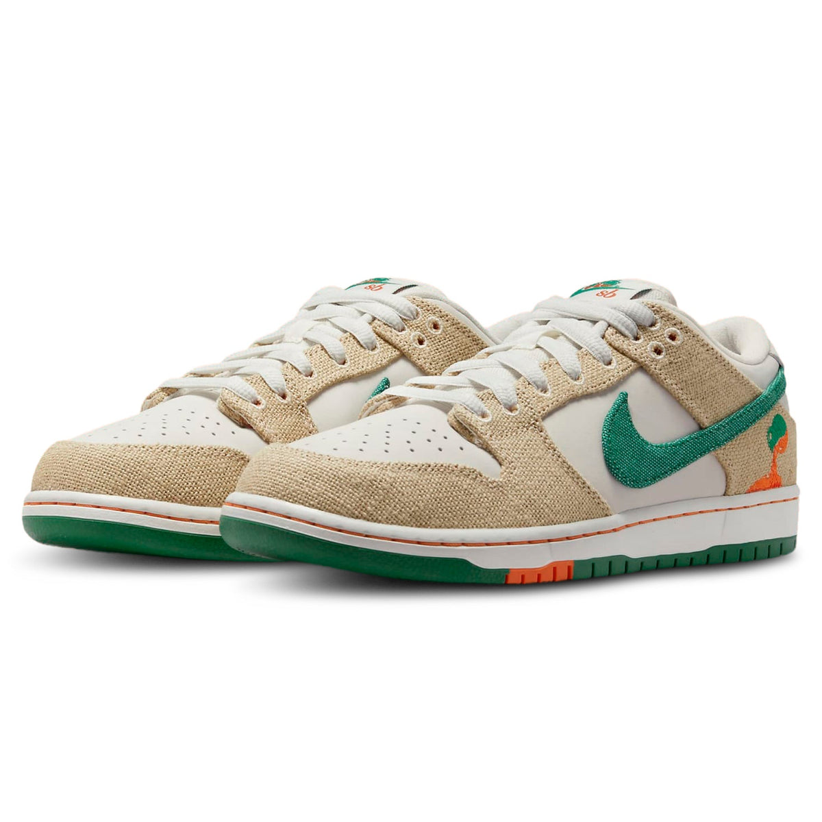 Jarritos x Nike SB Dunk Low Green White Sneakers - Beige