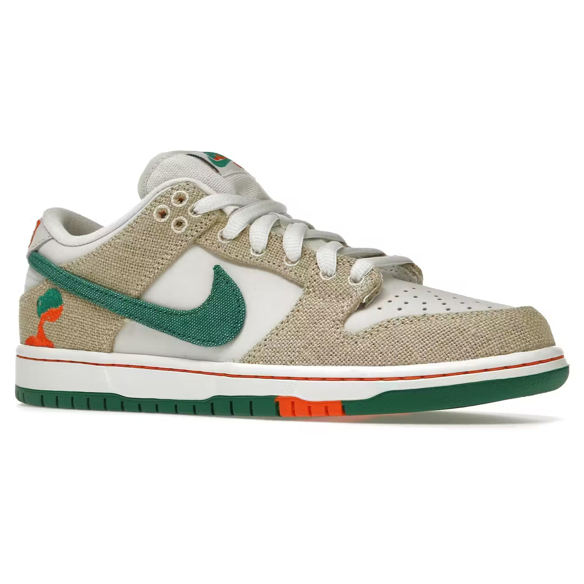 Jarritos x Nike SB Dunk Low Green White Sneakers - Beige