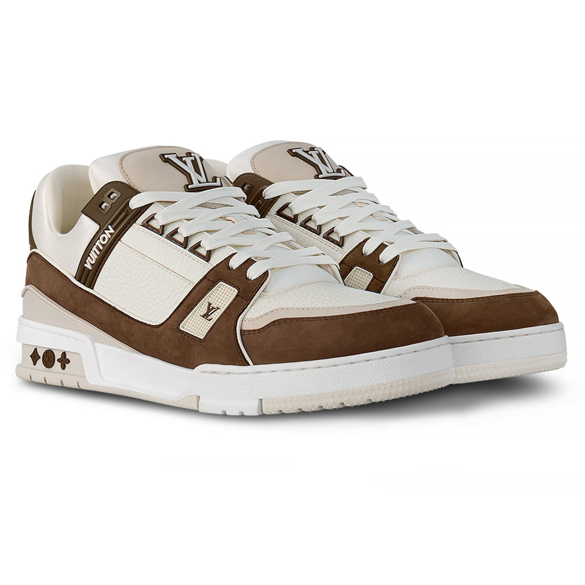 Louis Vuitton LV Trainer Calf Leather Moka Sneaker - Brown