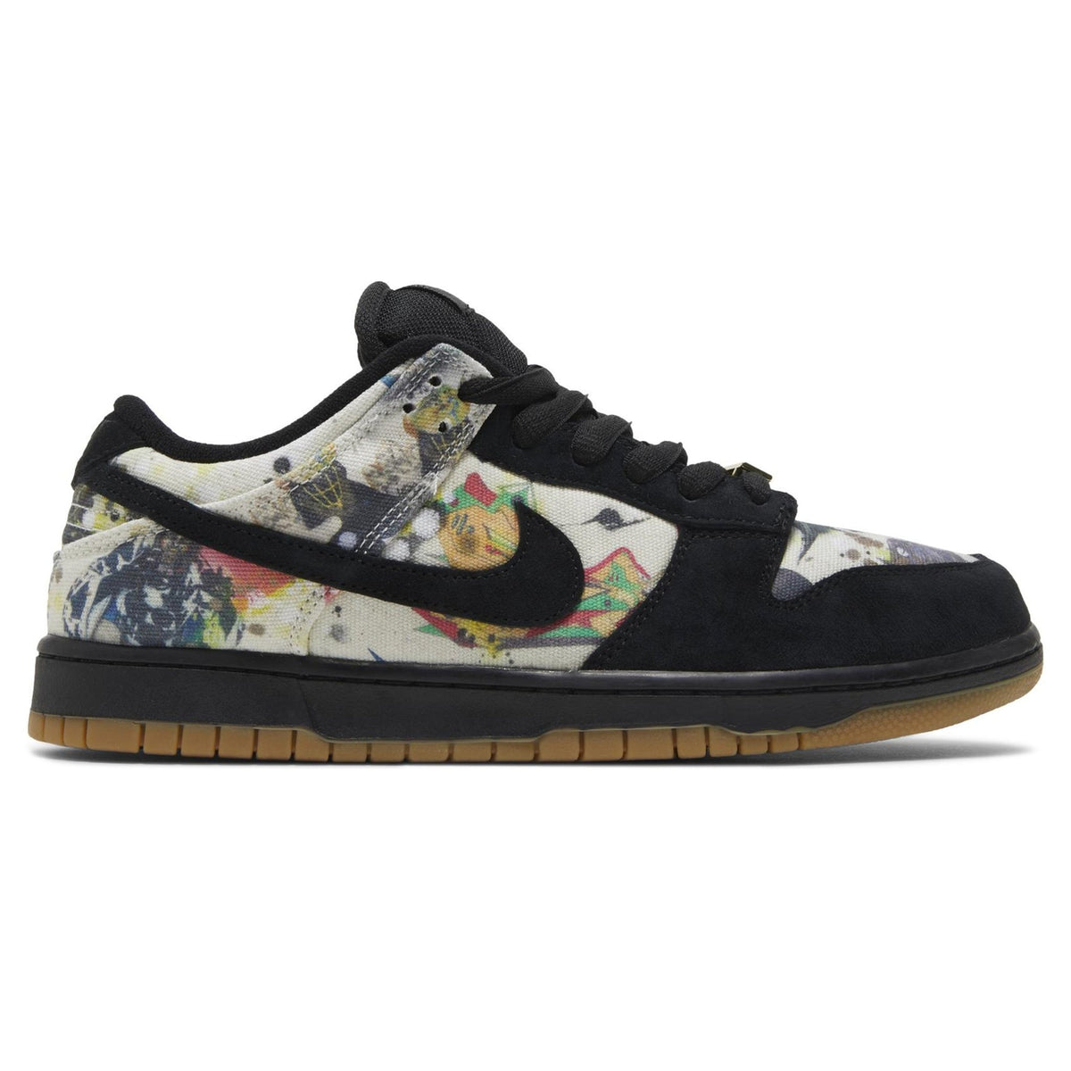 Supreme x Nike SB Dunk Low Rammellzee Sneakers - Black