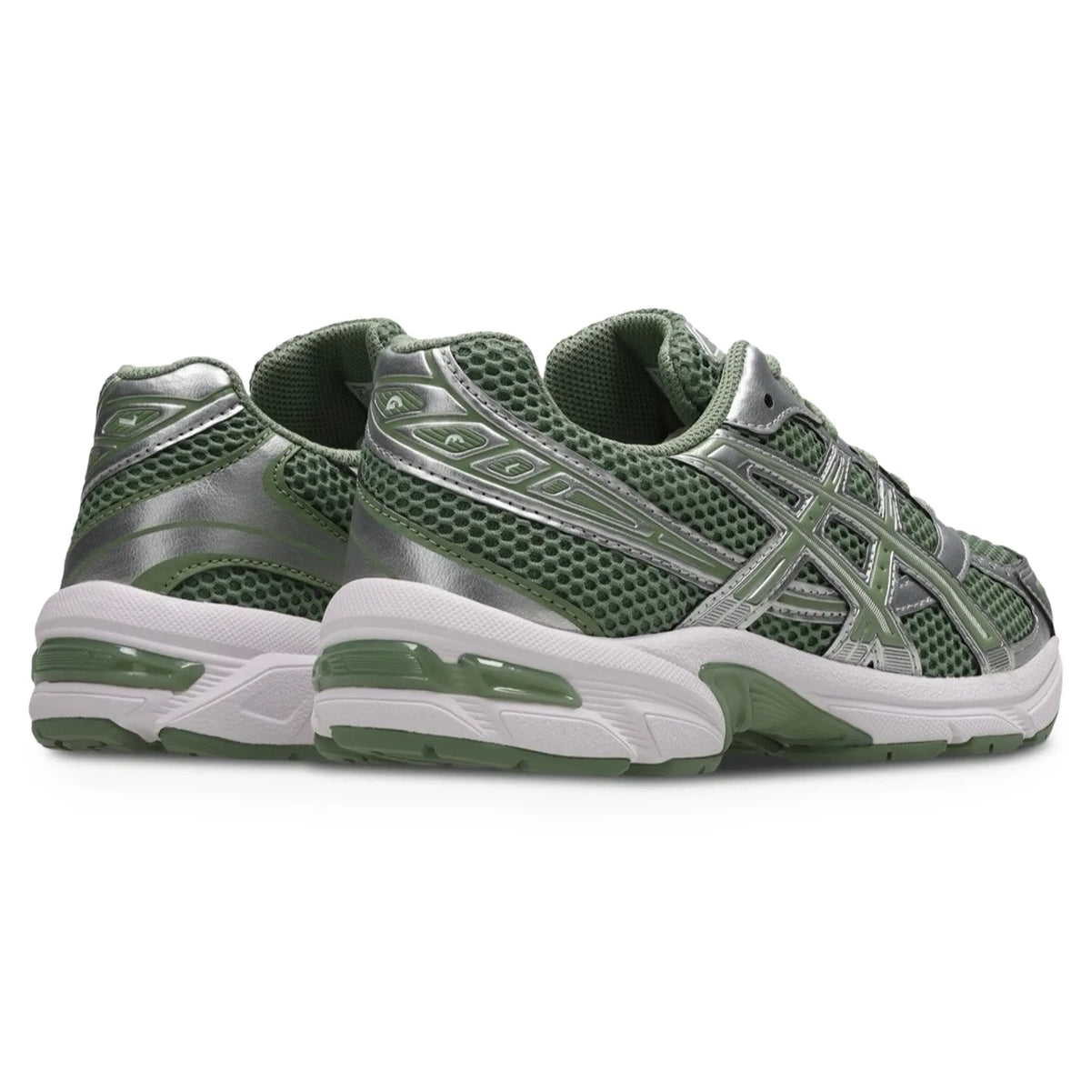 ASICS Gel-1130 Swamp Green Silver Sneakers