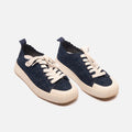 Veronica Beard Navy Floral Sneaker