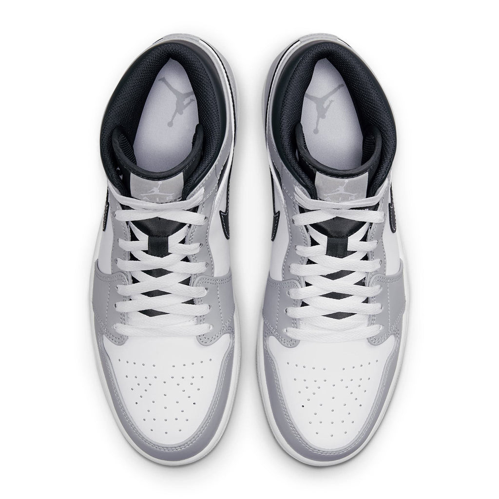 Air Jordan 1 Mid Light Smoke Grey Anthracite Sneakers