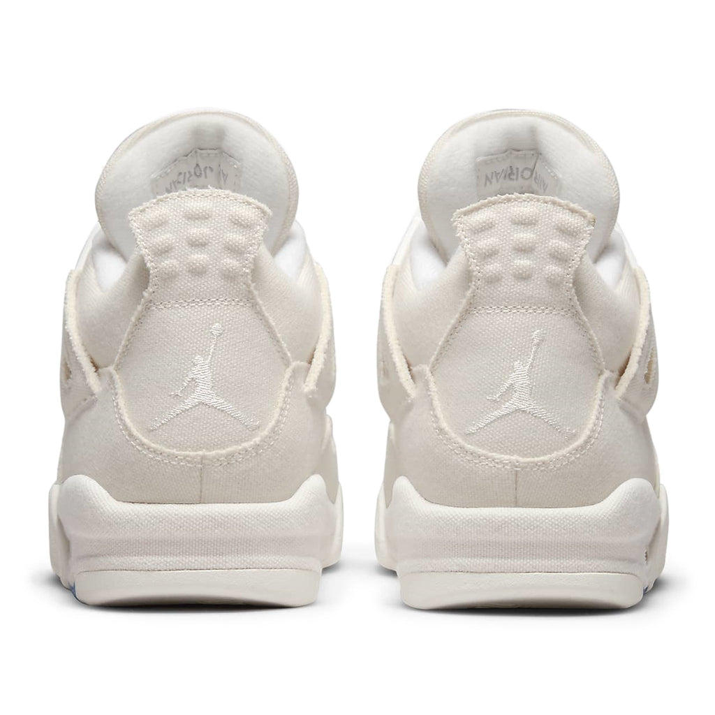 Air Jordan 4 Retro Blank Canvas - Women's Sneakers - Beige
