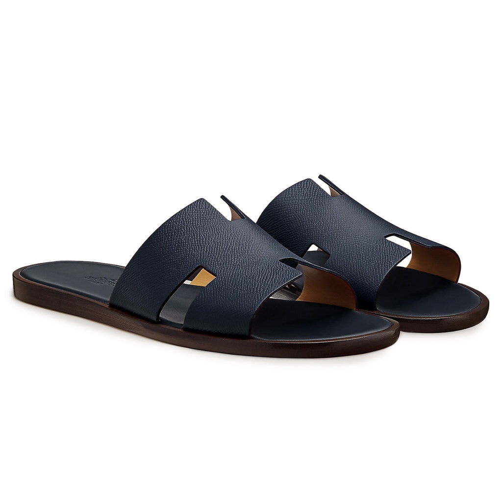Hermès Paris Izmir Marine Sandal - Blue